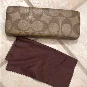 Authentic Coach  glass frame case
